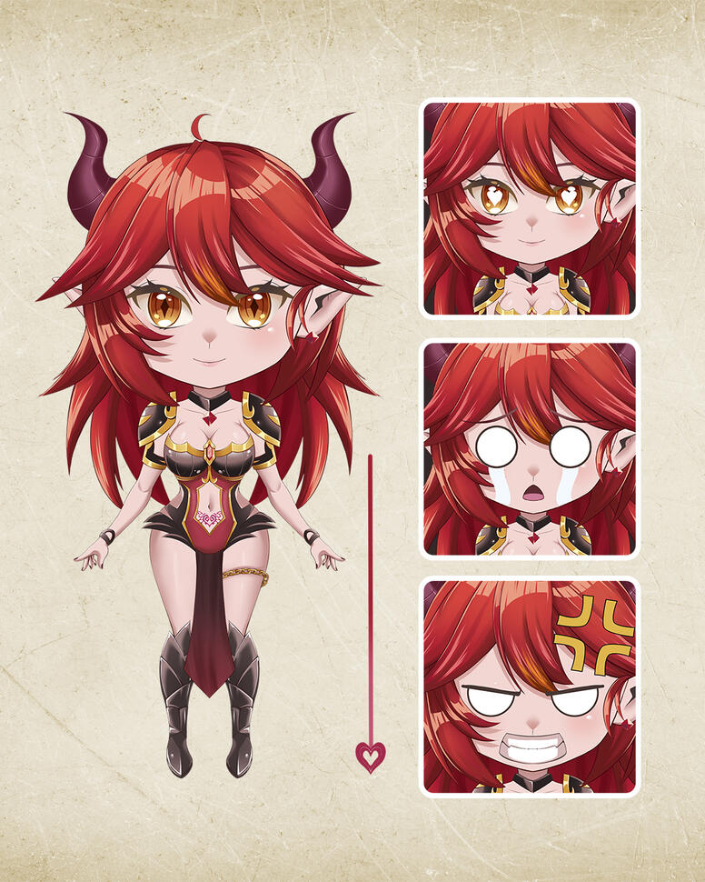 Modelo Chibi VTuber 2